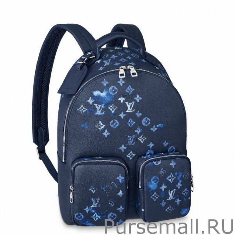 Multipocket Backpack Ink Watercolor M57841