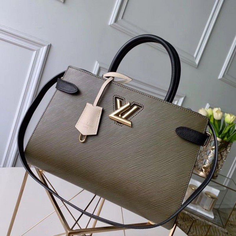 Kaki Twist Tote Epi Leather M53726