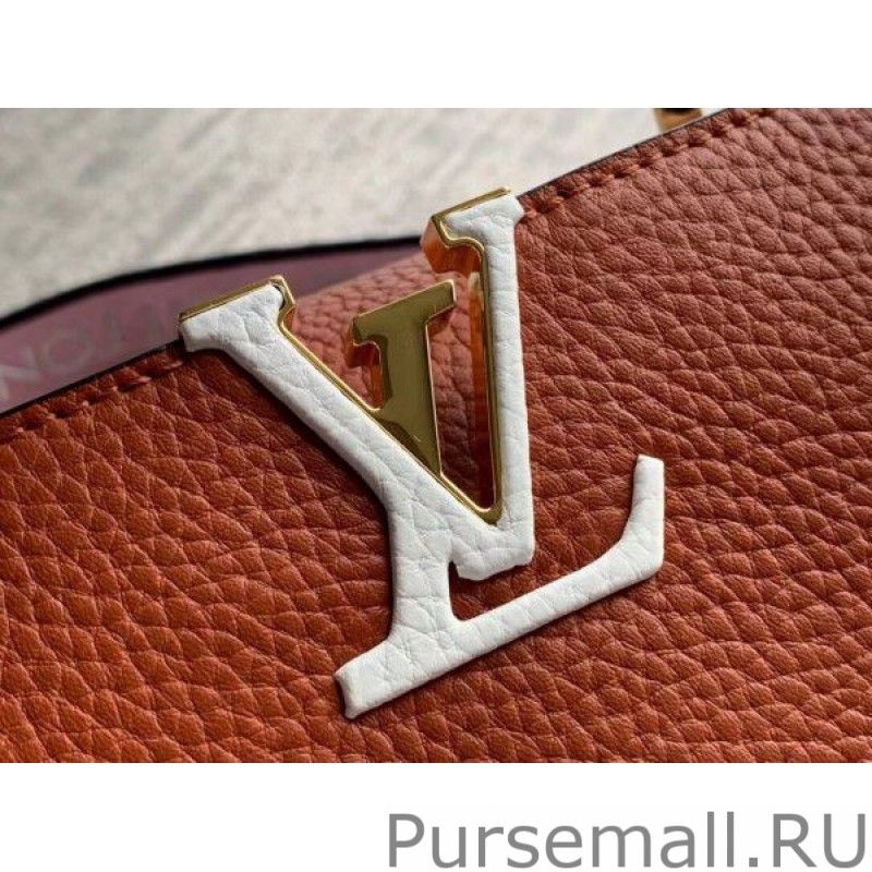 Capucines BB Bag In Brown Leather M59266