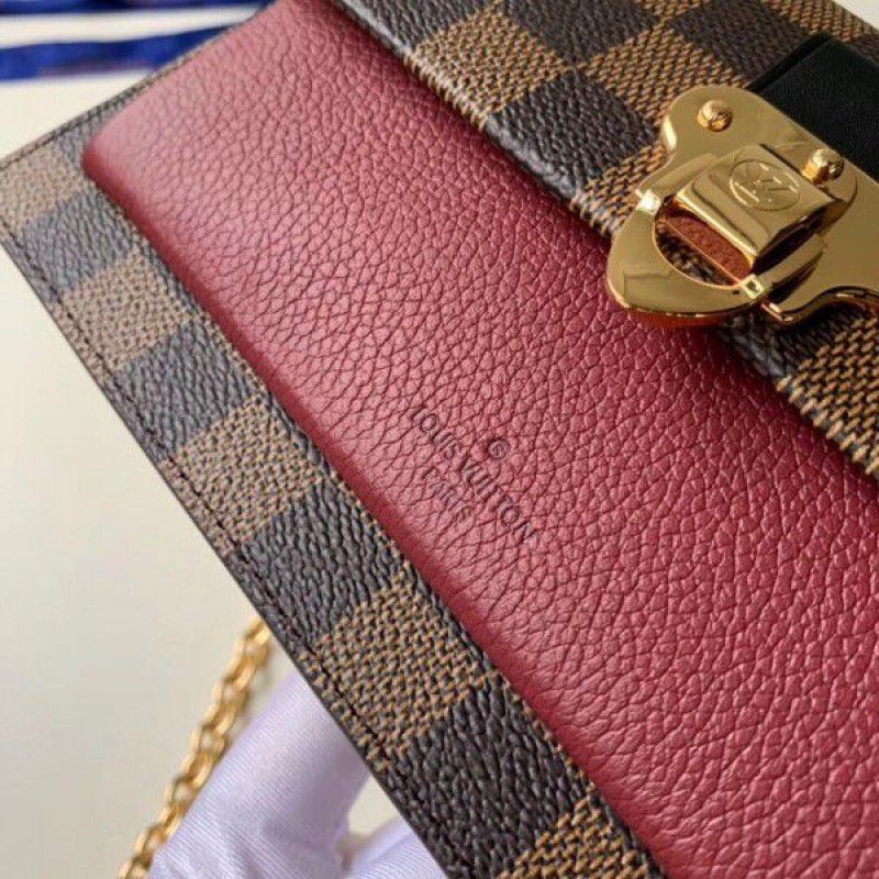 Vavin Chain Wallet Damier Ebene N60222