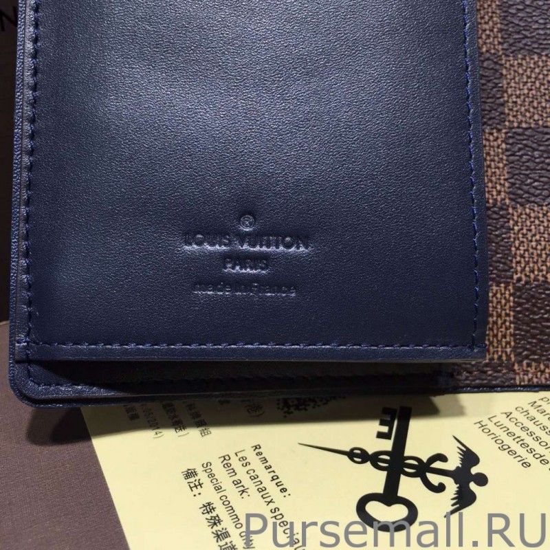Brazza Wallet Damier Ebene Canvas N63168