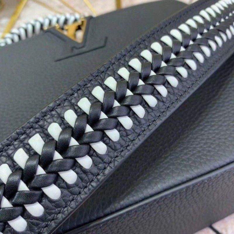 Capucines PM Bag With Braided Handle M55083 Black