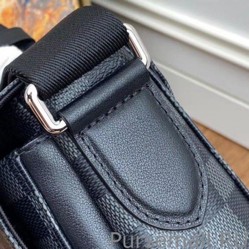 New Flap Messenger Damier Graphite N40418