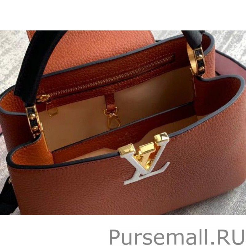 Capucines BB Bag In Brown Leather M59266
