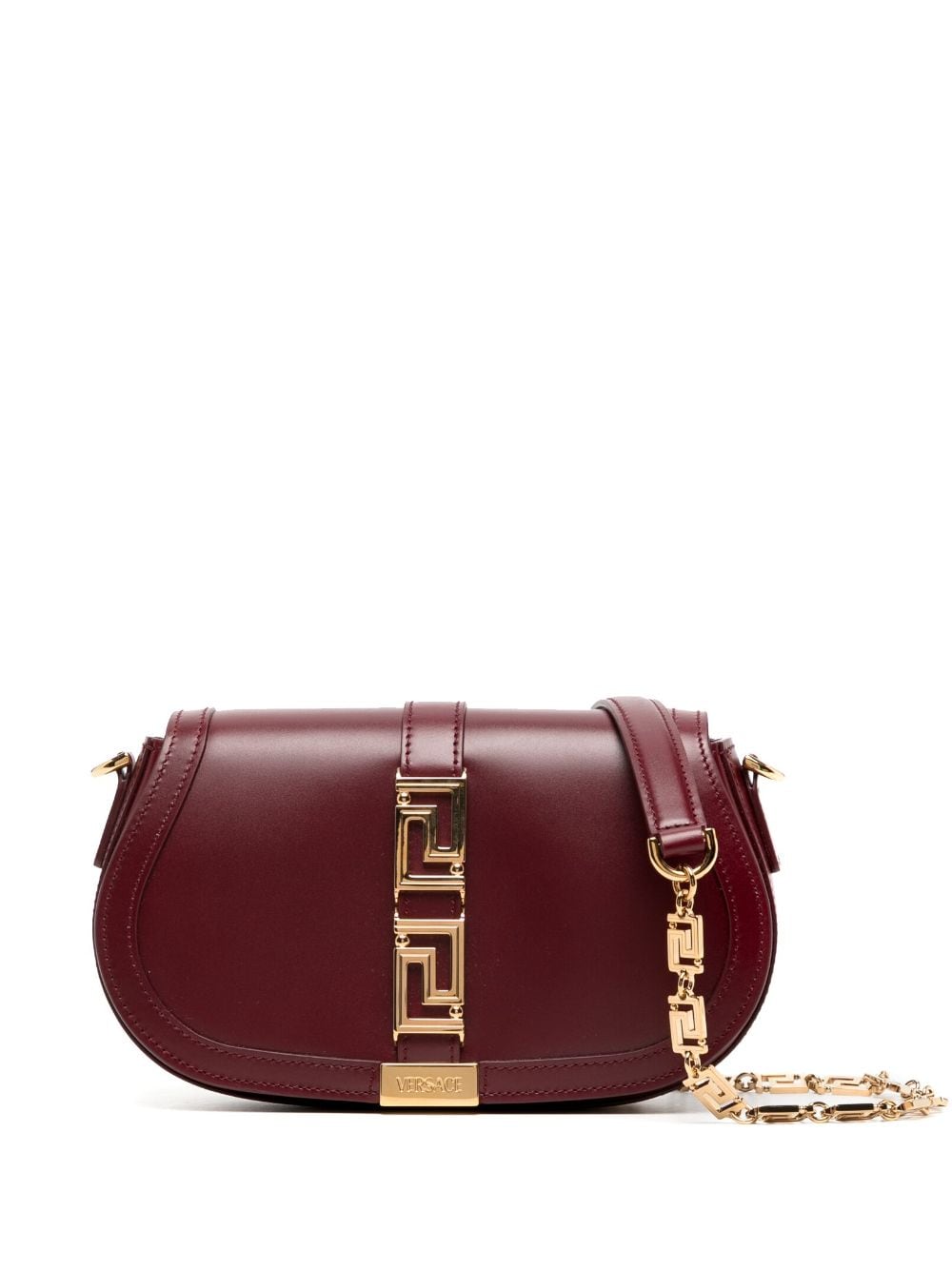 Versace Greca Goddess leather shoulder bag