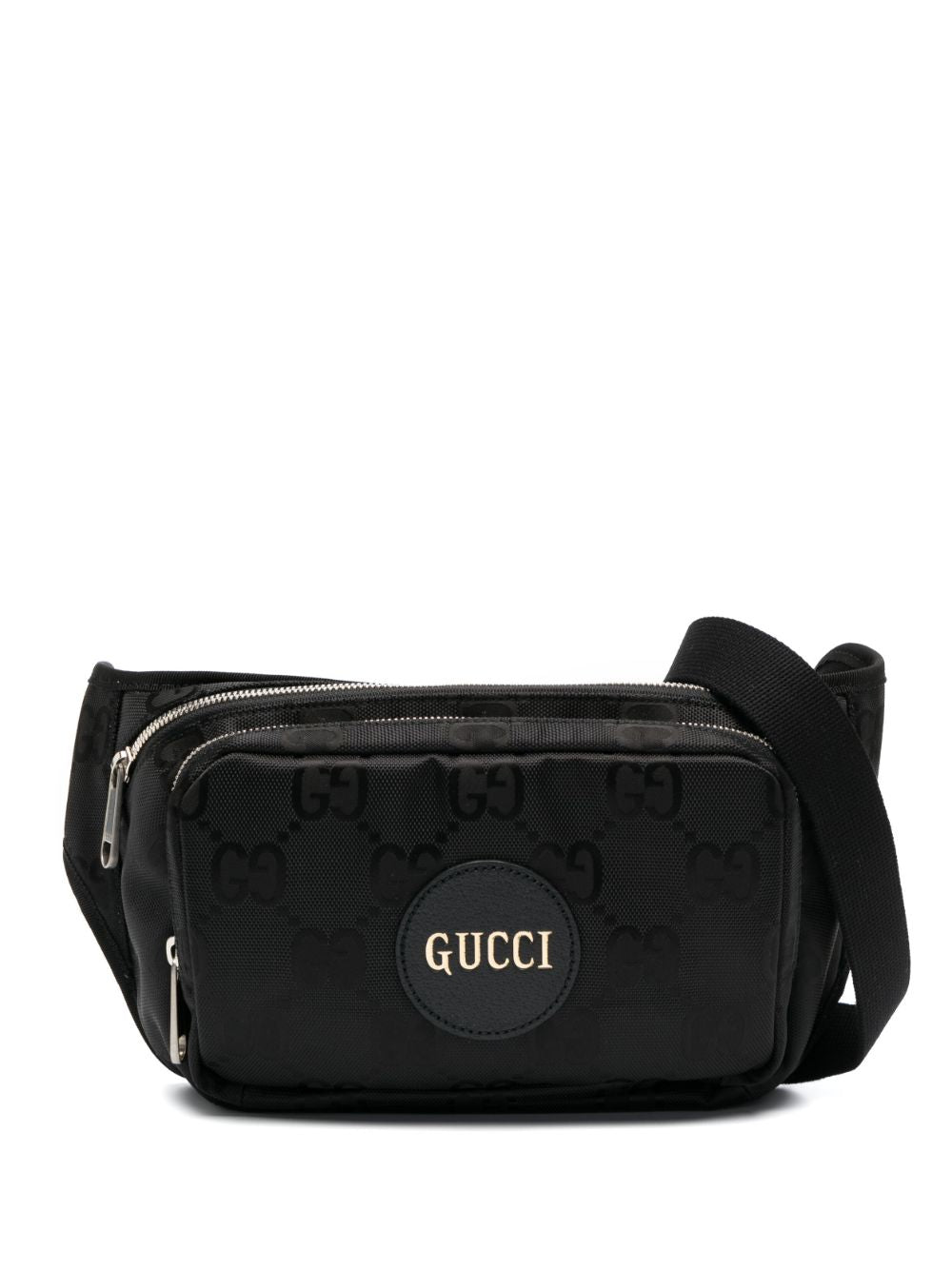 G*u*i double g logo-patch belt bag