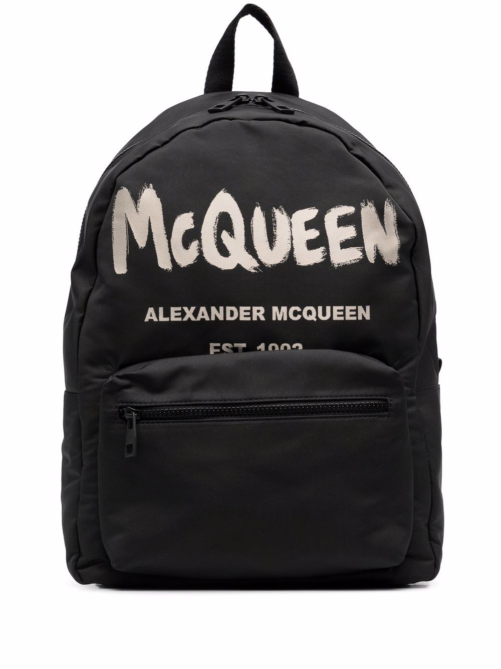 Alexander McQueen Graffiti Metropolitan printed backpack