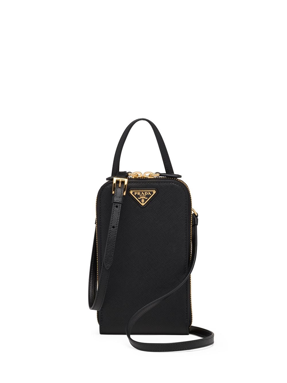 Pra*a logo-plaque mini bag