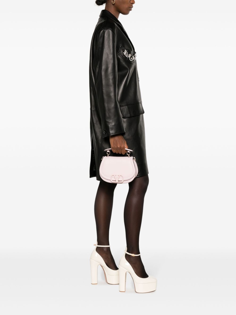 Valentino Garavani Vsling logo-plaque shoulder bag