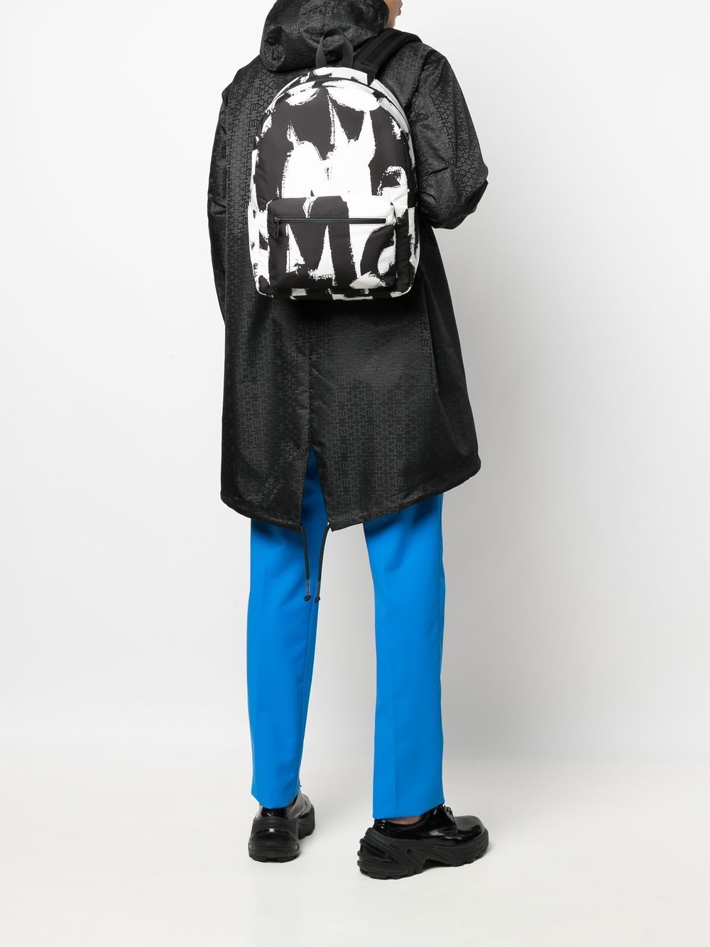 Alexander McQueen graffiti-print backpack
