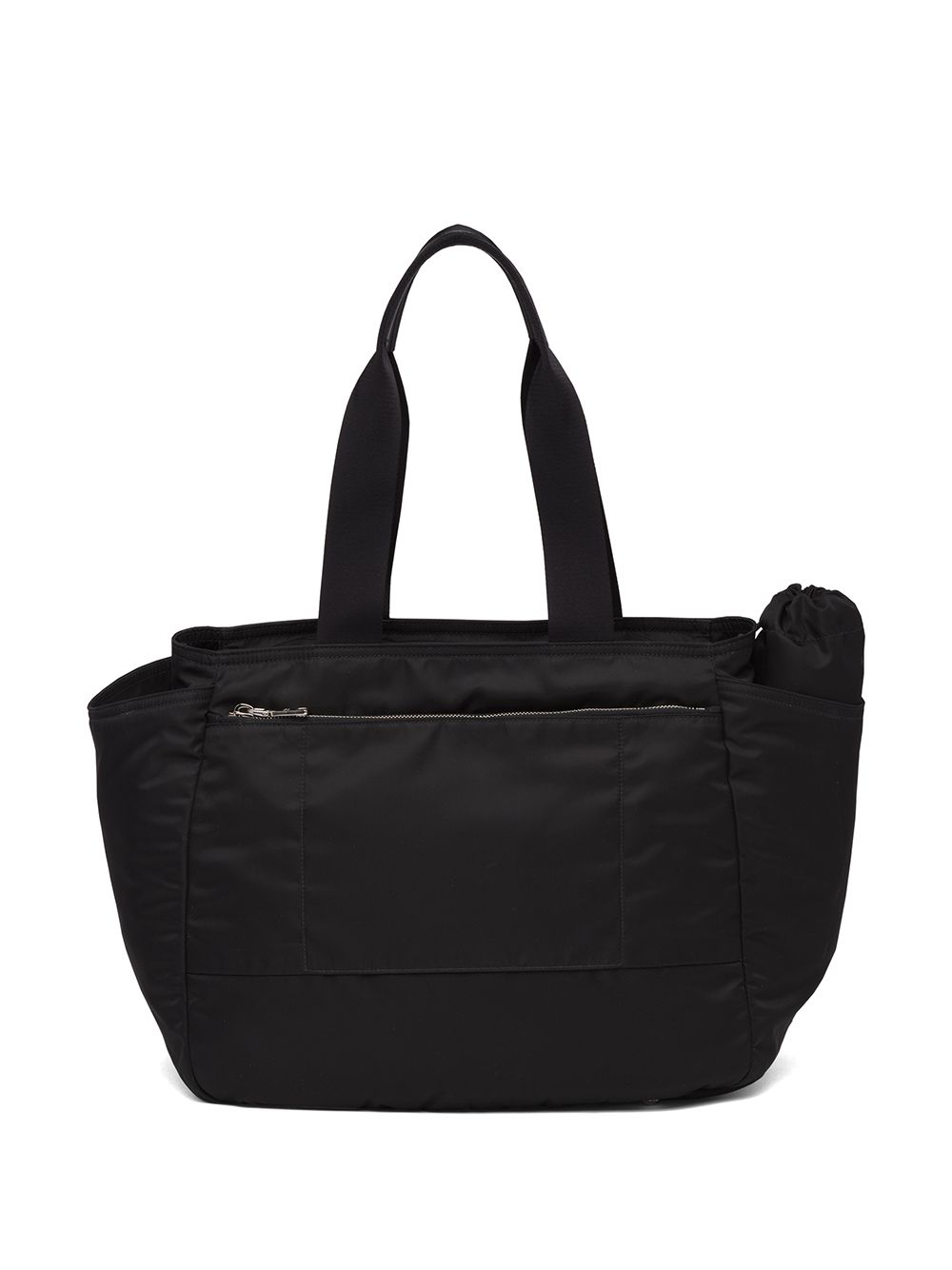 Pra*a enamel logo plaque changing bag