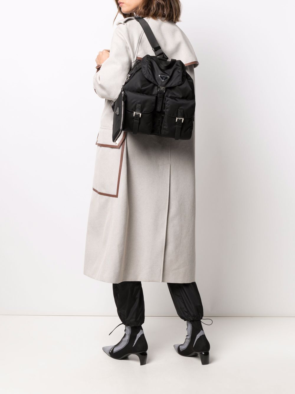 Pra*a medium re-nylon backpack
