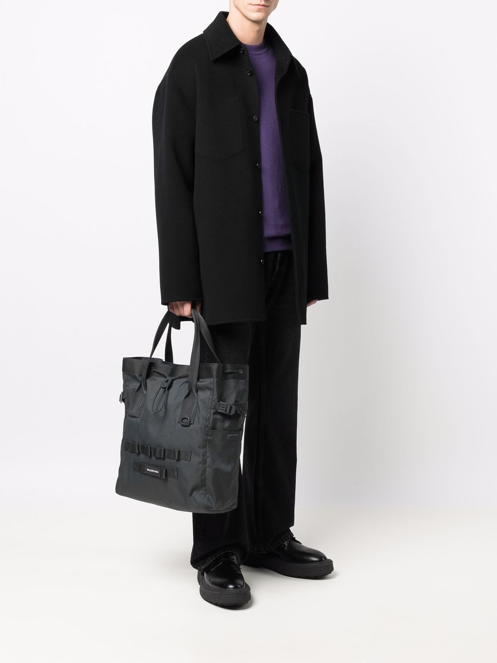 Ba*len*cia*ga army tote bag