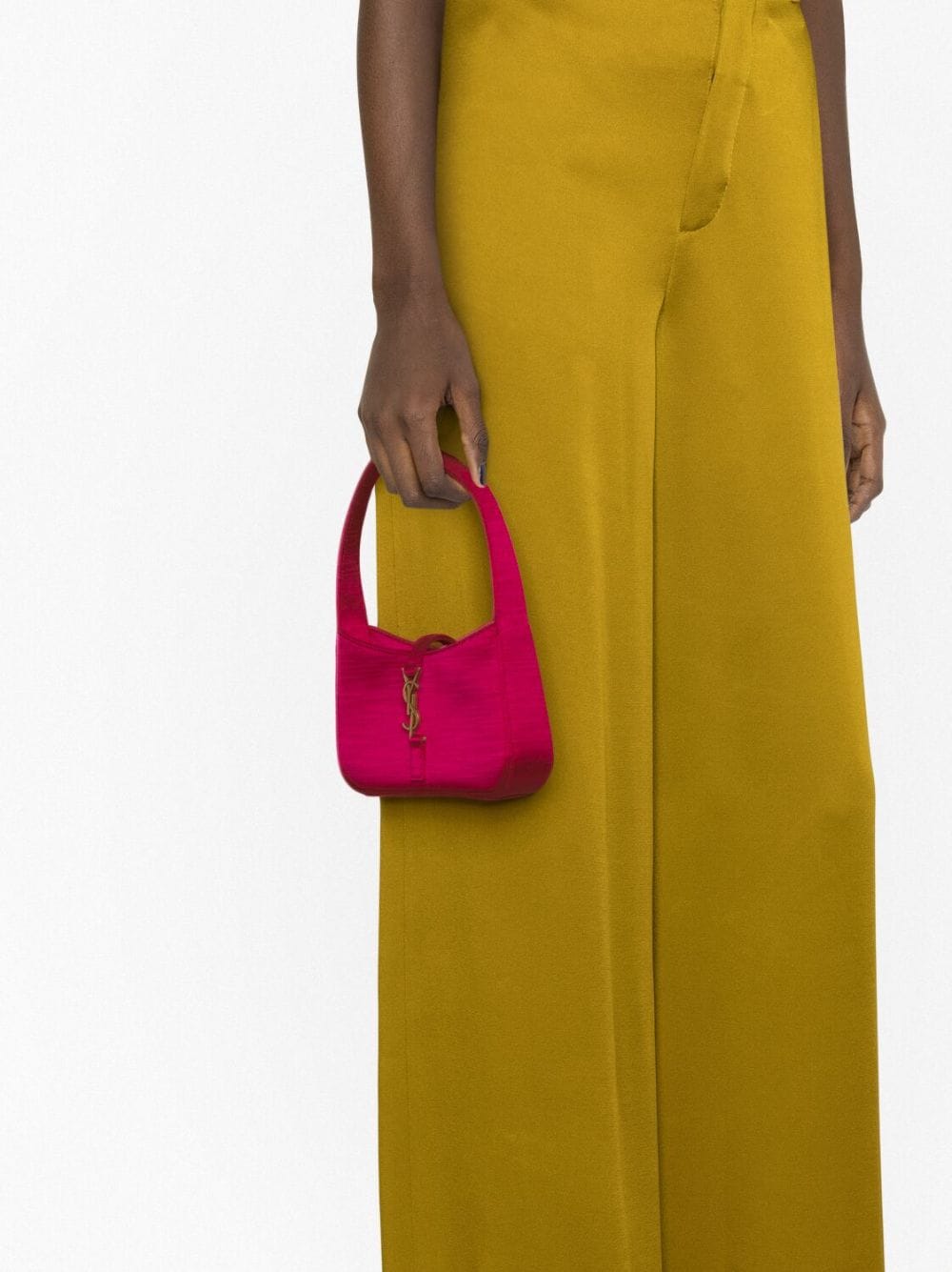 Saint Laurent mini Le 5 à 7 canvas tote bag