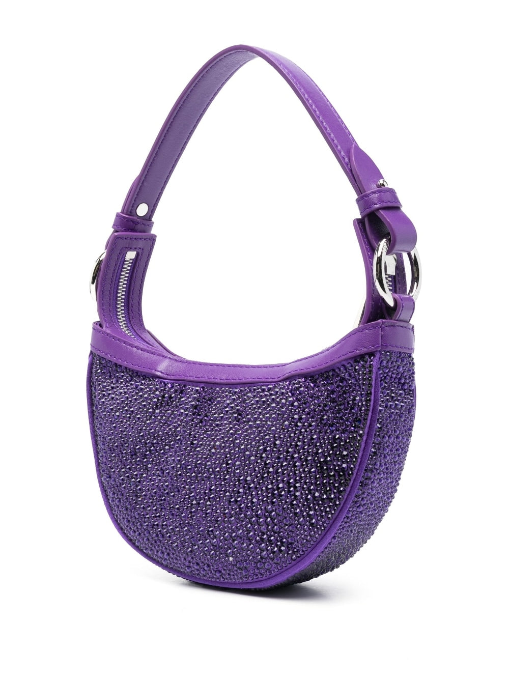 Versace Repeat crystal-embellished shoulder bag