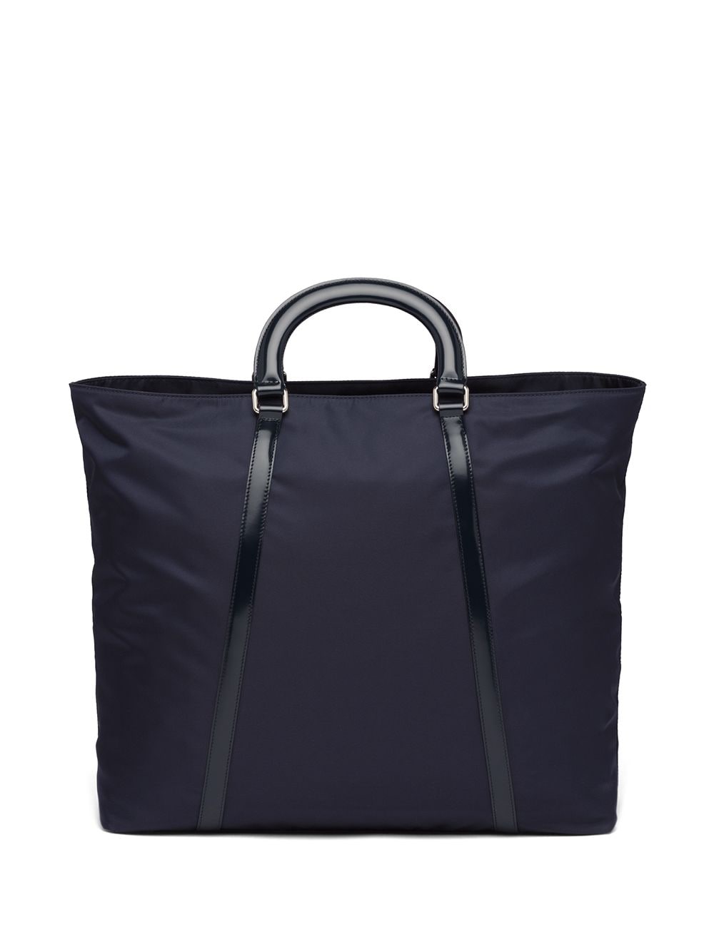 Pra*a logo plaque tote bag