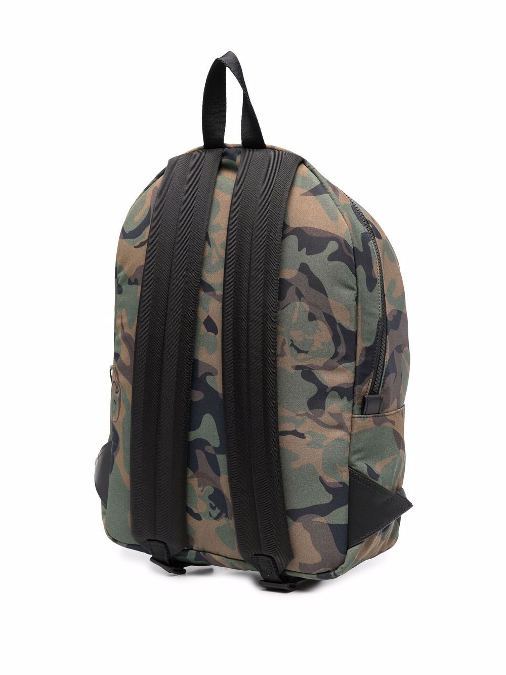 Alexander McQueen logo-print camouflage backpack