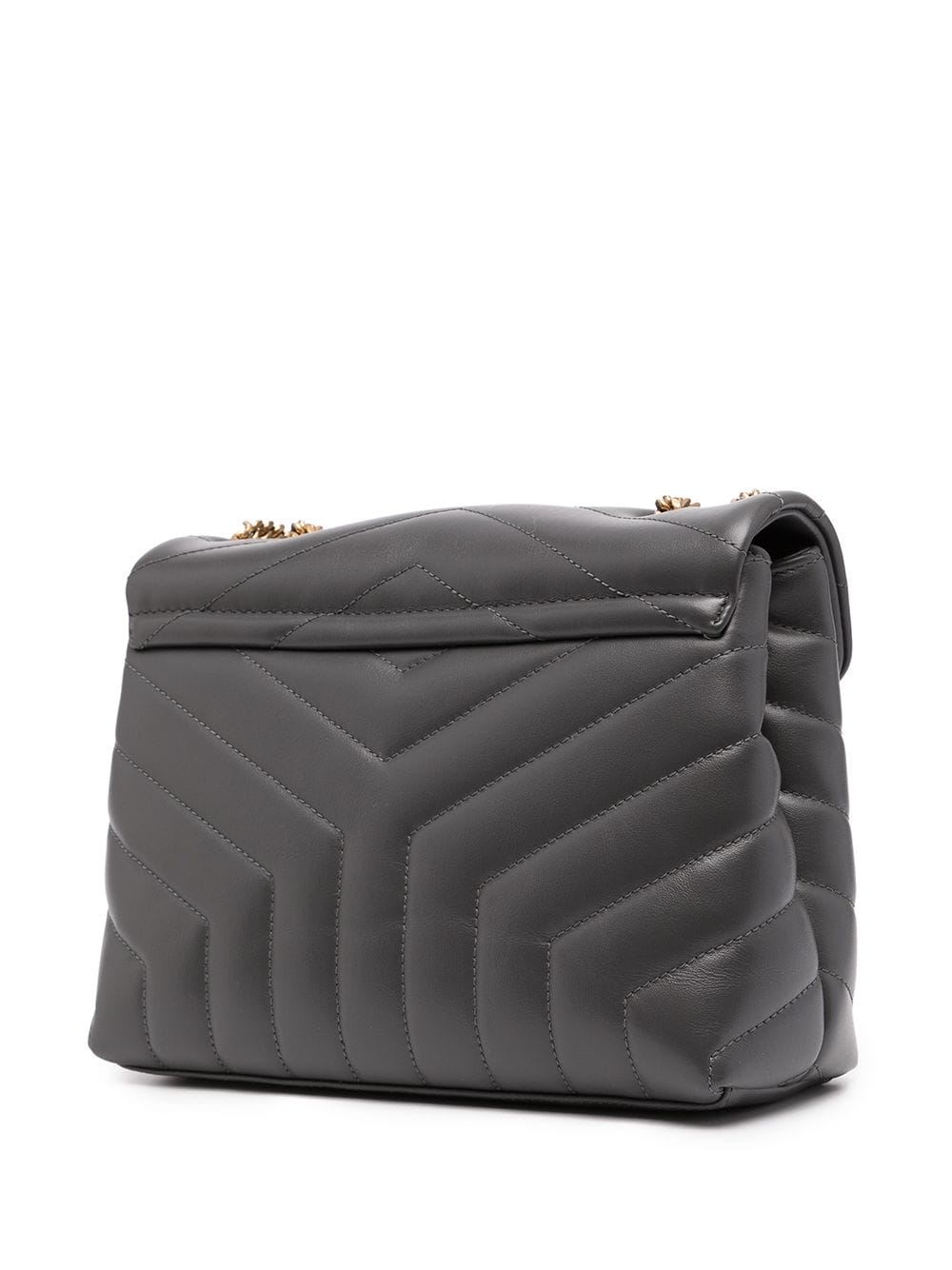 Saint Laurent Loulou logo-plaque shoulder bag