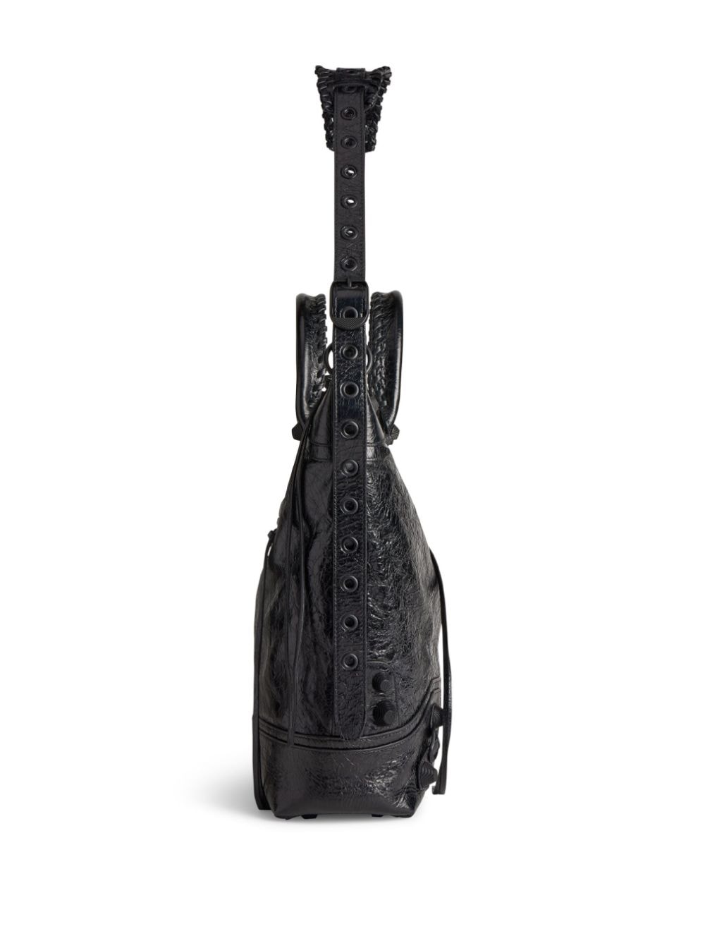 Ba*len*cia*ga le cagole leather tote bag