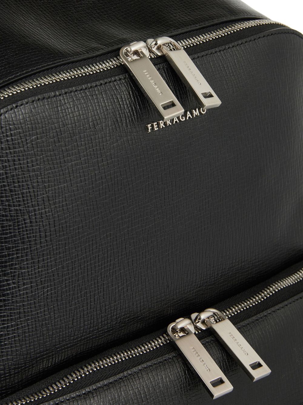 Ferragamo ribbed leather backpack