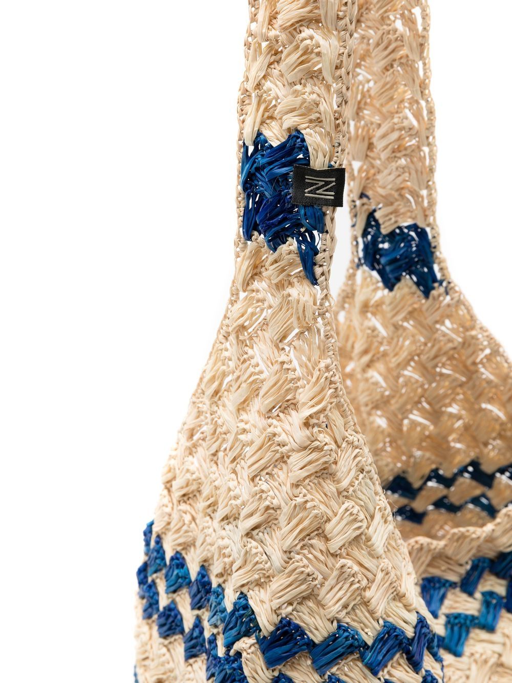 Nannacay Santa Isabel straw shoulder bag