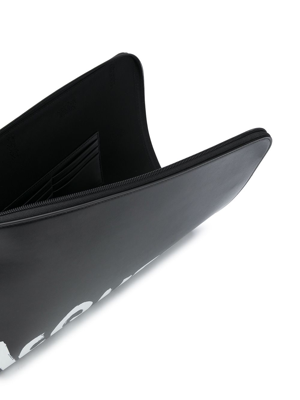 Alexander McQueen logo-print document holder