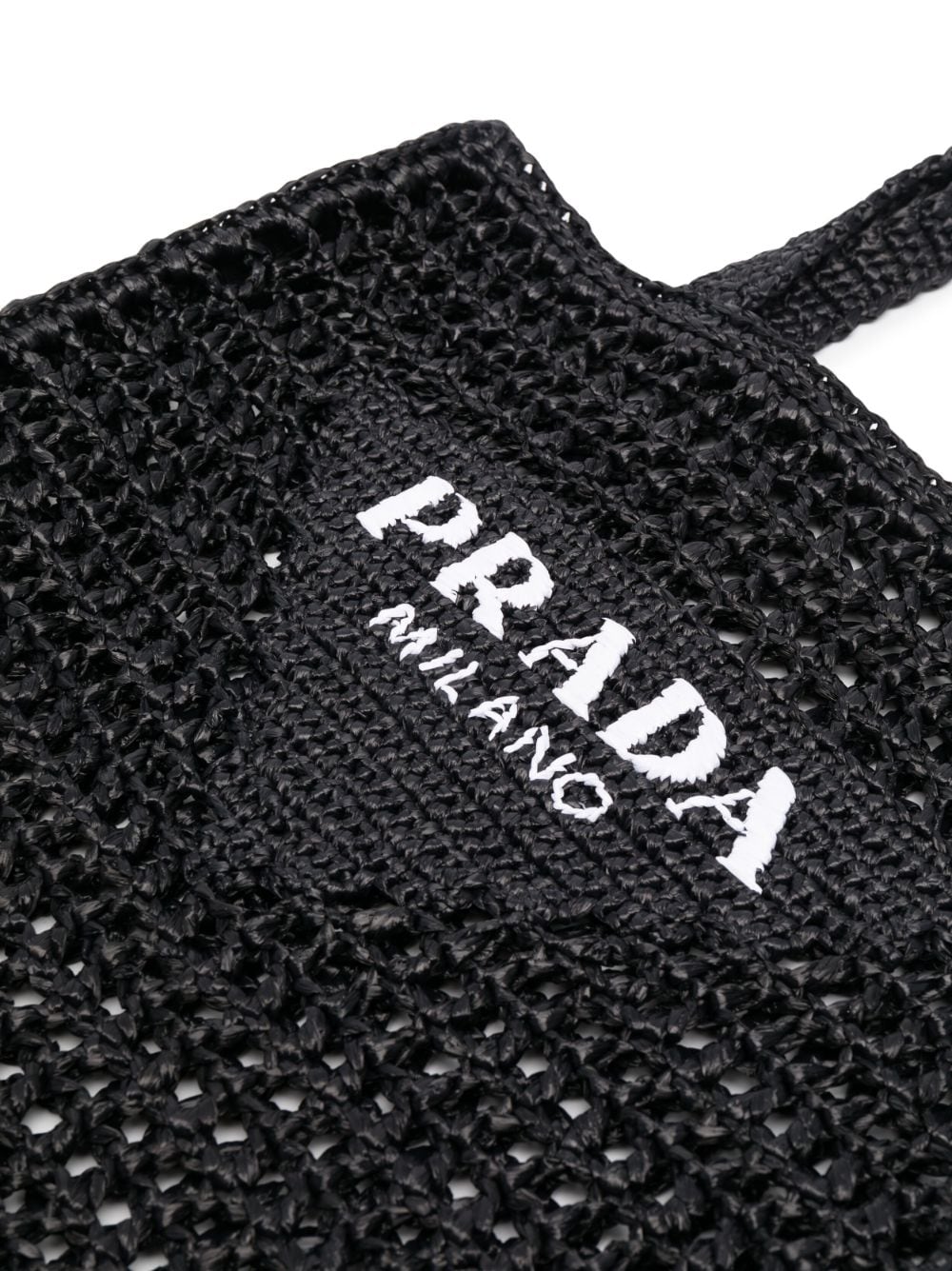 Pra*a logo-strap cross body bag