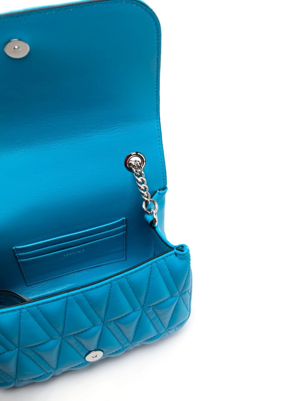 Versace small Virtus leather shoulder bag