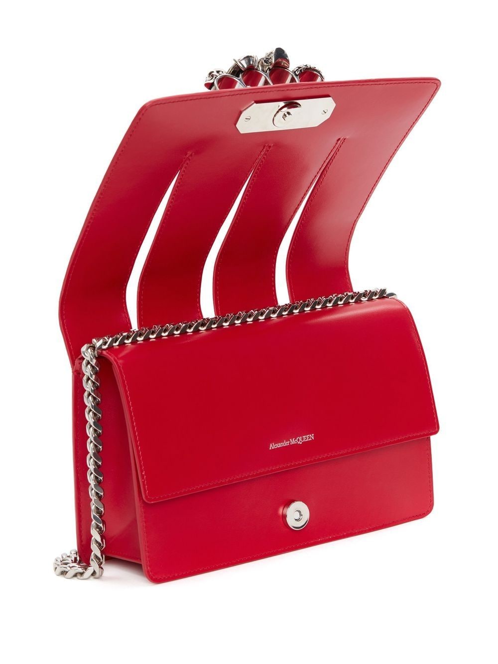 Alexander McQueen Slash leather shoulder bag