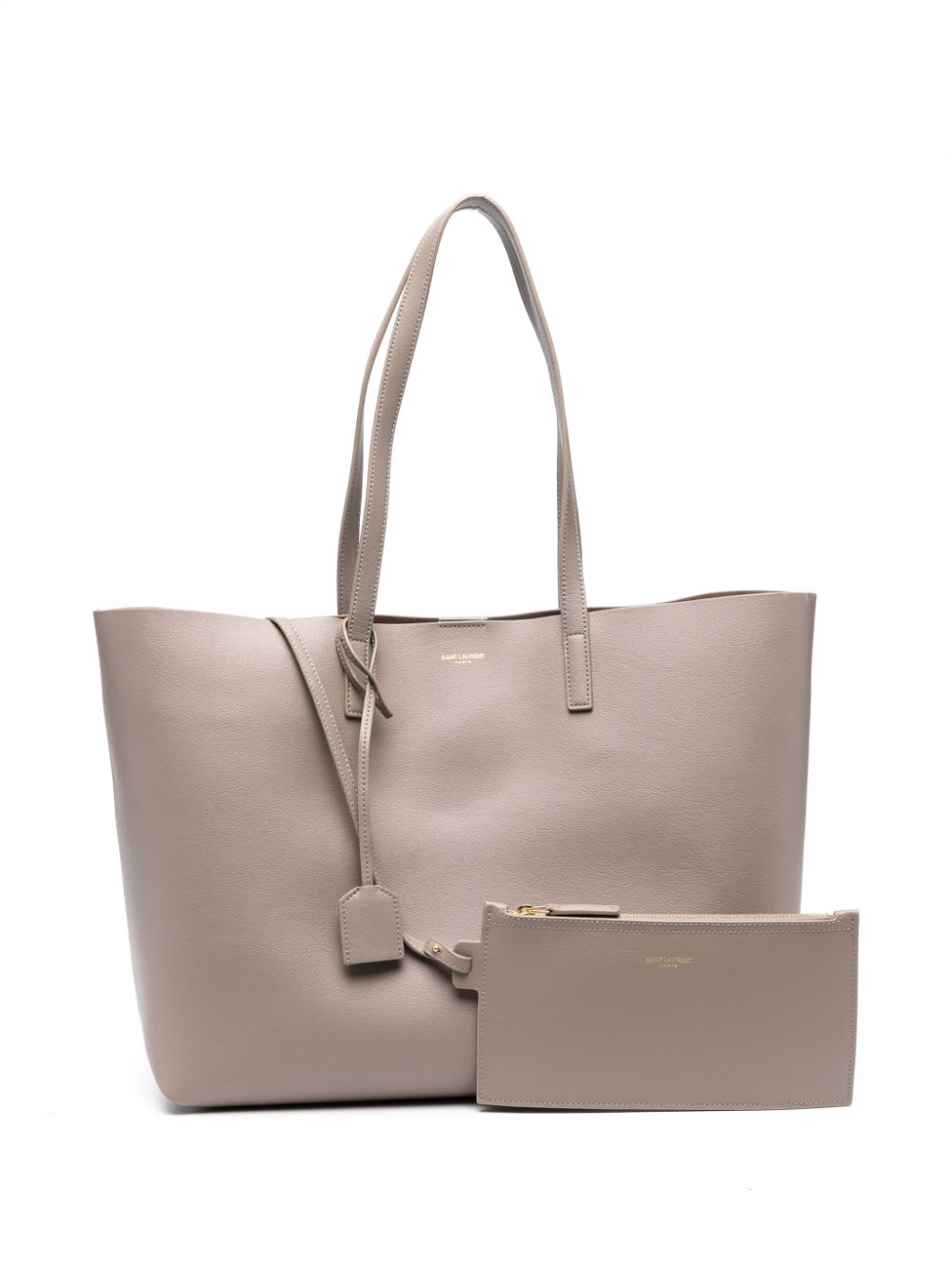 Saint Laurent Shopping logo-plaque tote bag